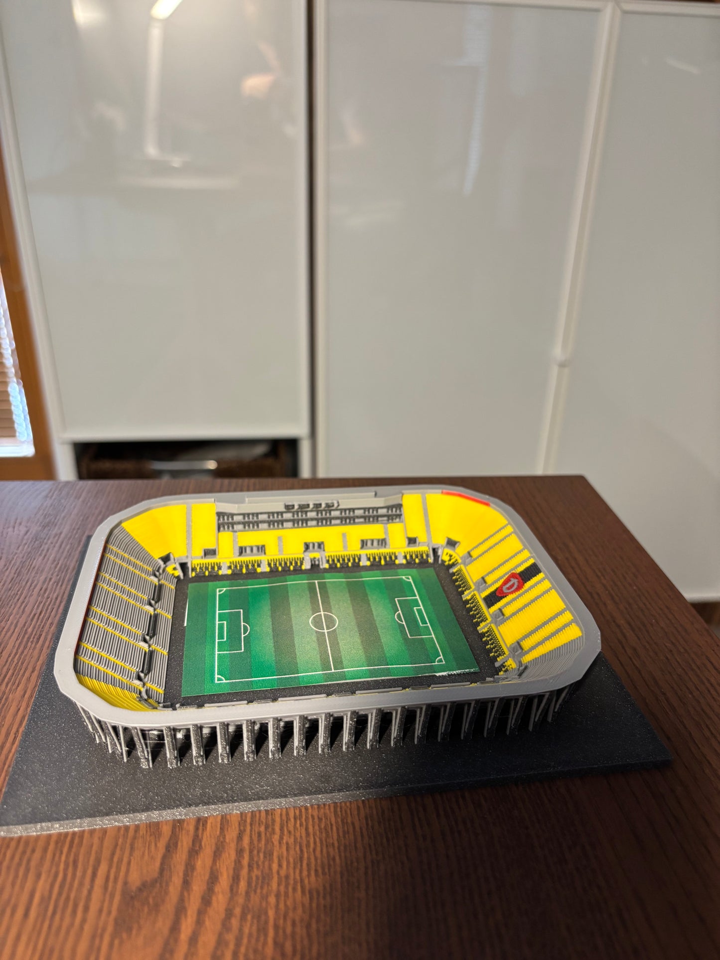 Barevný 3D model Rudolf-Harbig-Stadionu Dynamo Dresden – StadiArt 3D – pohled 6