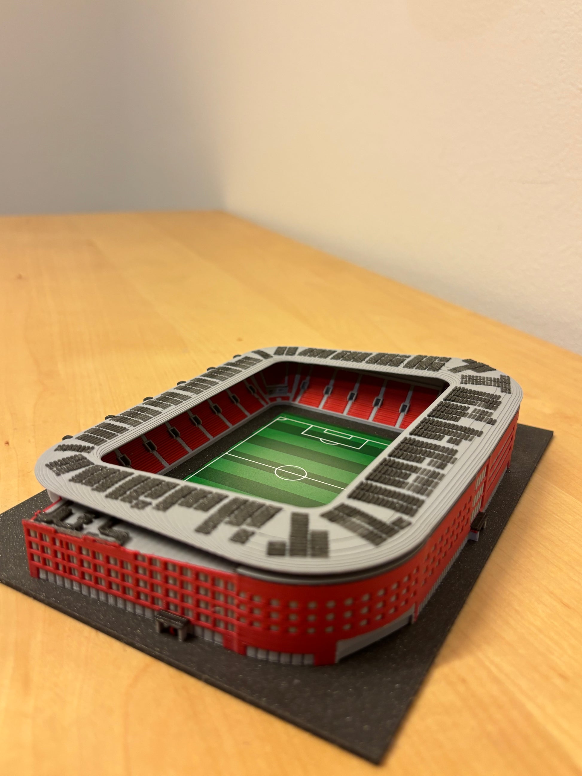 Barevný 3D model Fortuna Areny SK Slavia Praha – Eden COLORED – StadiArt 3D – pohled 15