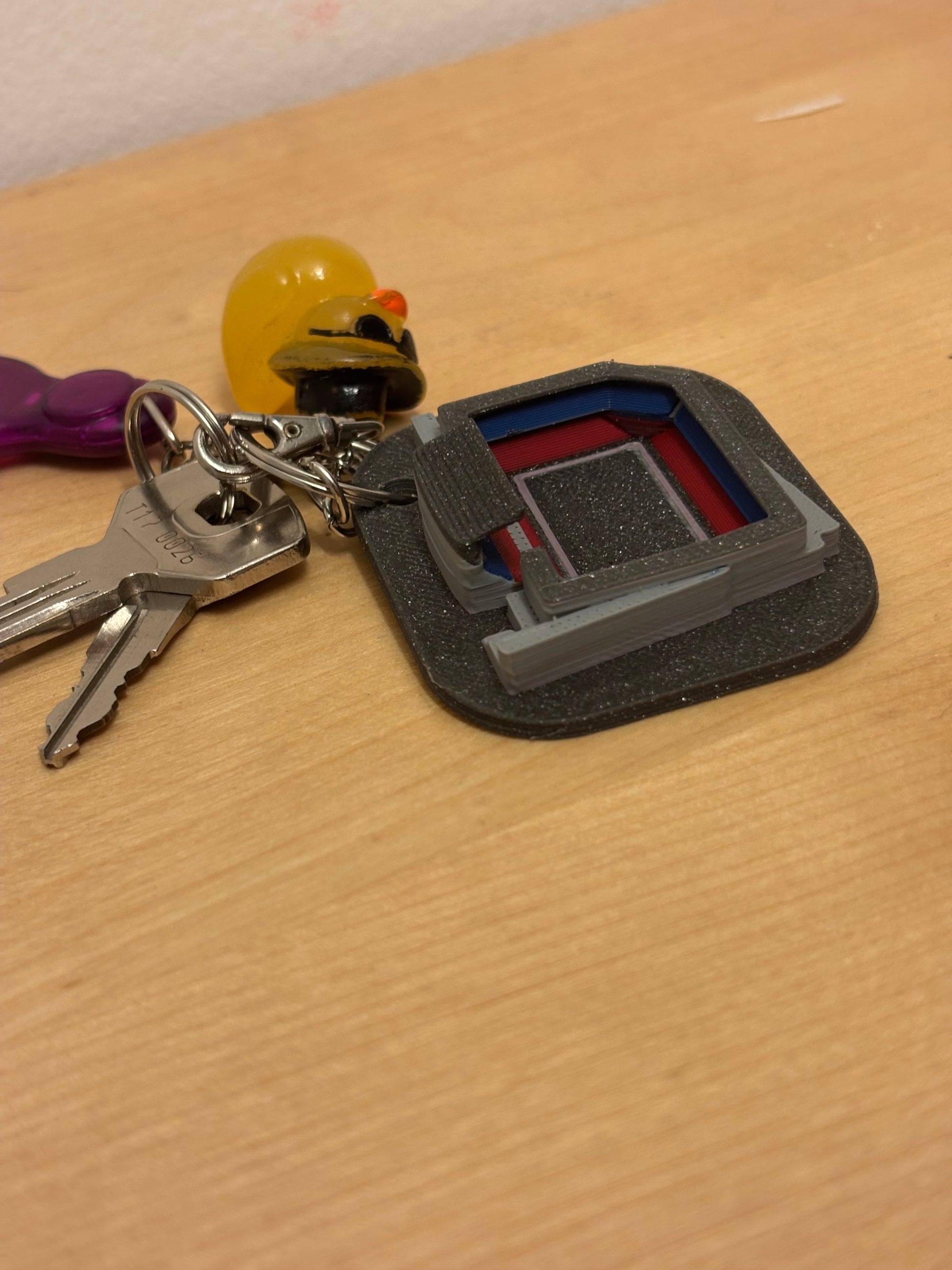 Klíčenka ve tvaru stadionu Letná AC Sparta Praha – StadiArt 3D – pohled 4