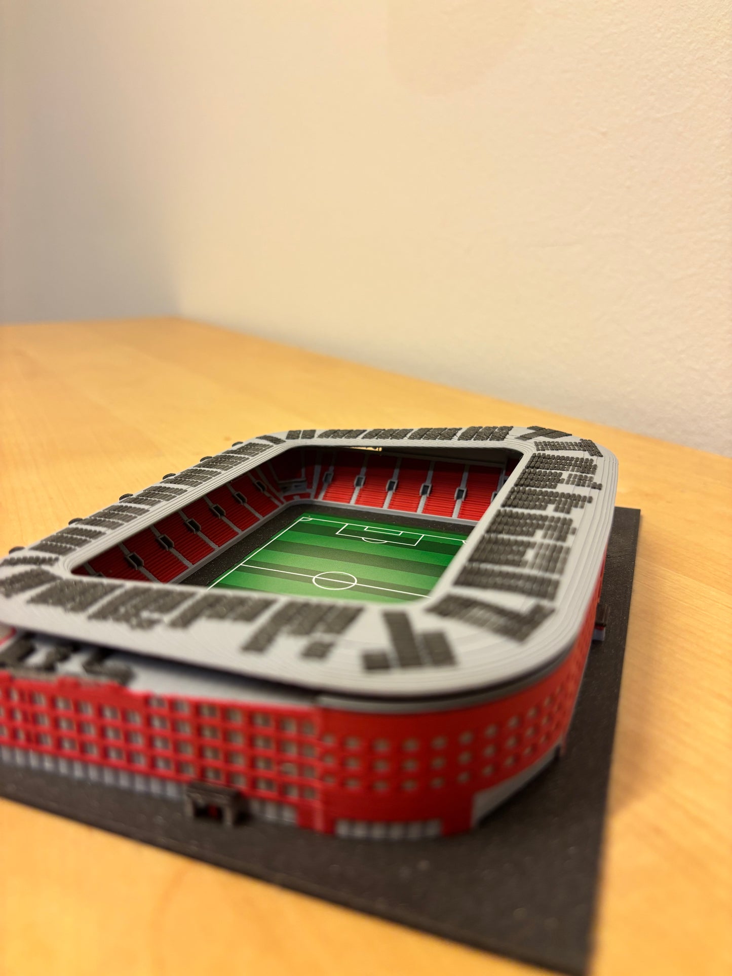 Barevný 3D model Fortuna Areny SK Slavia Praha – Eden COLORED – StadiArt 3D – pohled 14