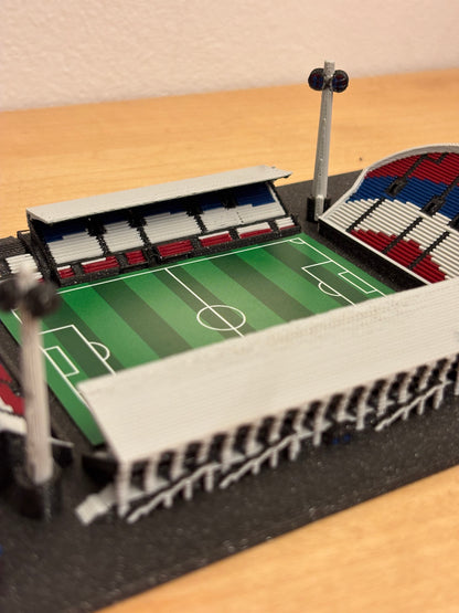 Barevný 3D model Androva stadionu Sigma Olomouc – StadiArt 3D – pohled 6