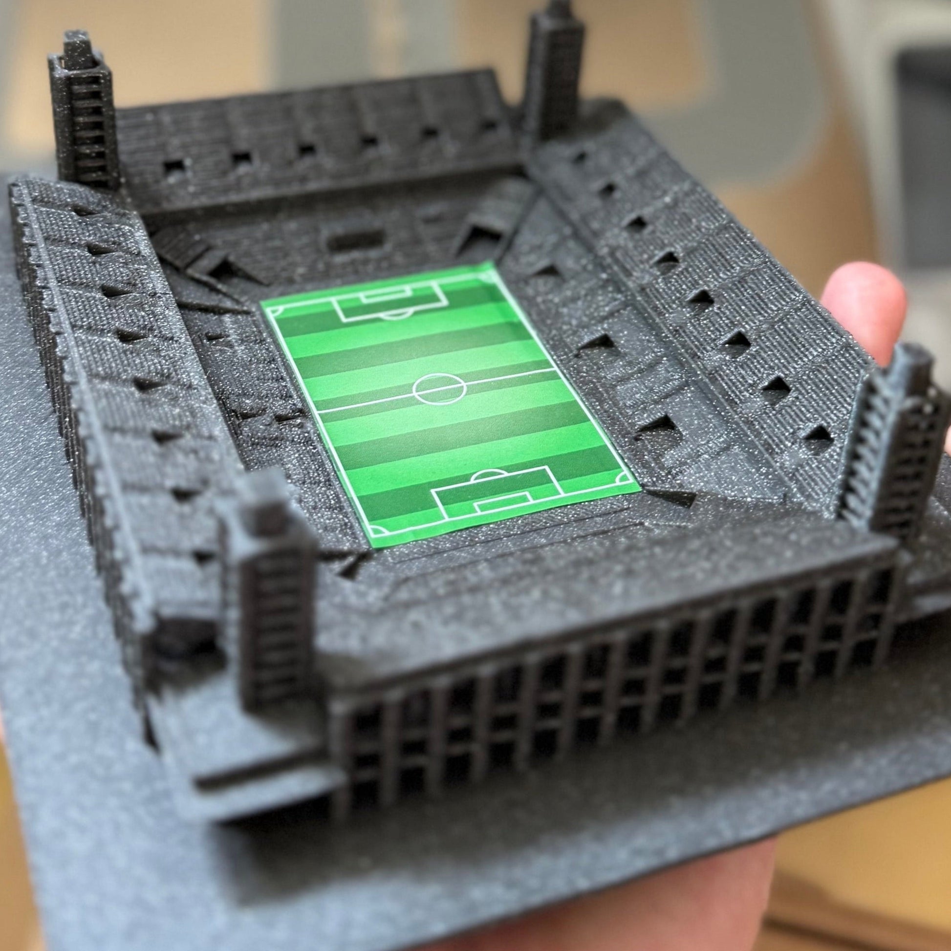 3D model RheinEnergieStadionu 1. FC Köln – StadiArt 3D – pohled 2