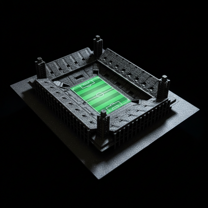 3D model RheinEnergieStadionu 1. FC Köln – StadiArt 3D – pohled 1
