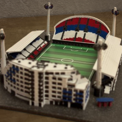 Barevný 3D model Androva stadionu Sigma Olomouc – StadiArt 3D – pohled 2