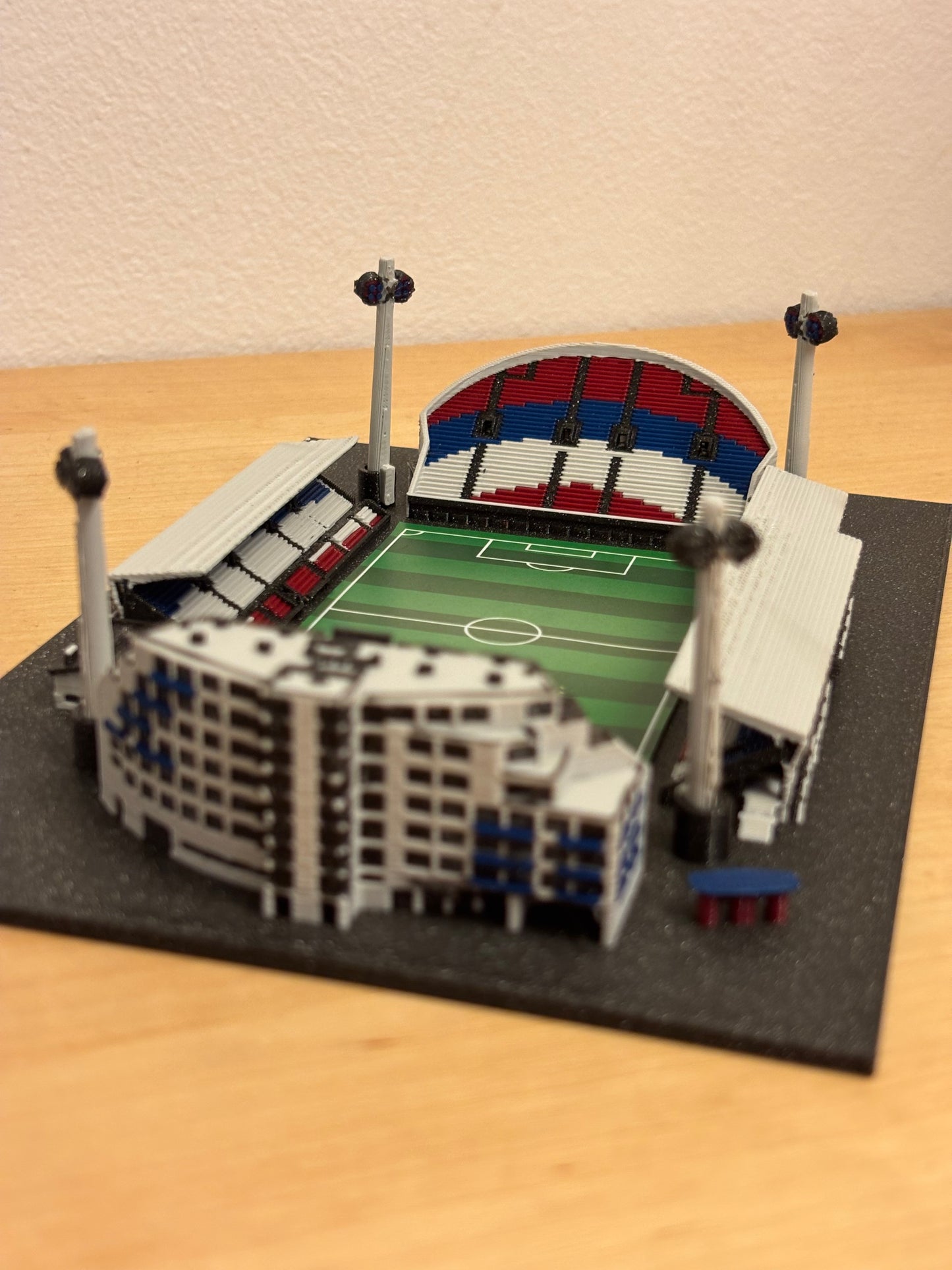 Barevný 3D model Androva stadionu Sigma Olomouc – StadiArt 3D – pohled 9