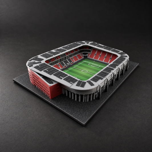 Barevný model stadionu Eden – realistická studiová vizualizace