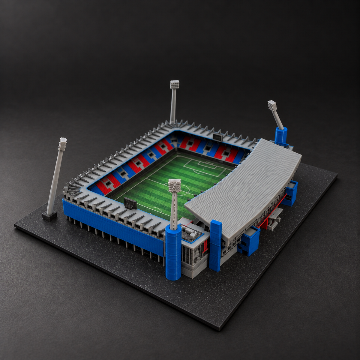 Barevný model Doosan Areny – opačný pohled