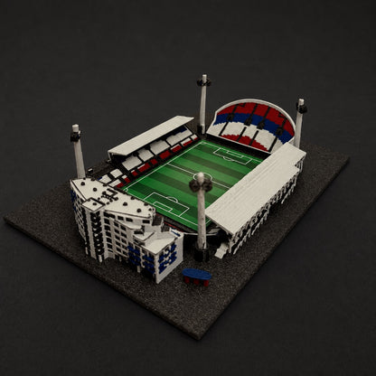 Barevný 3D model Androva stadionu Sigma Olomouc – StadiArt 3D – pohled 3