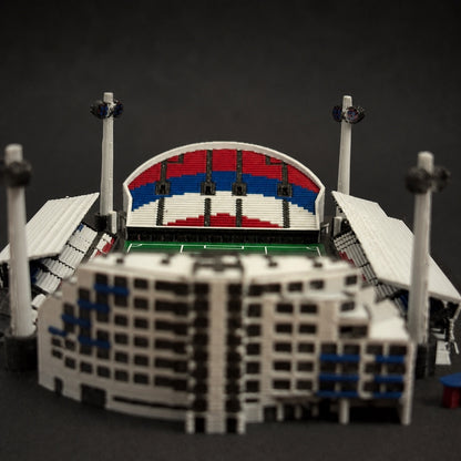 Barevný 3D model Androva stadionu Sigma Olomouc – StadiArt 3D – pohled 7