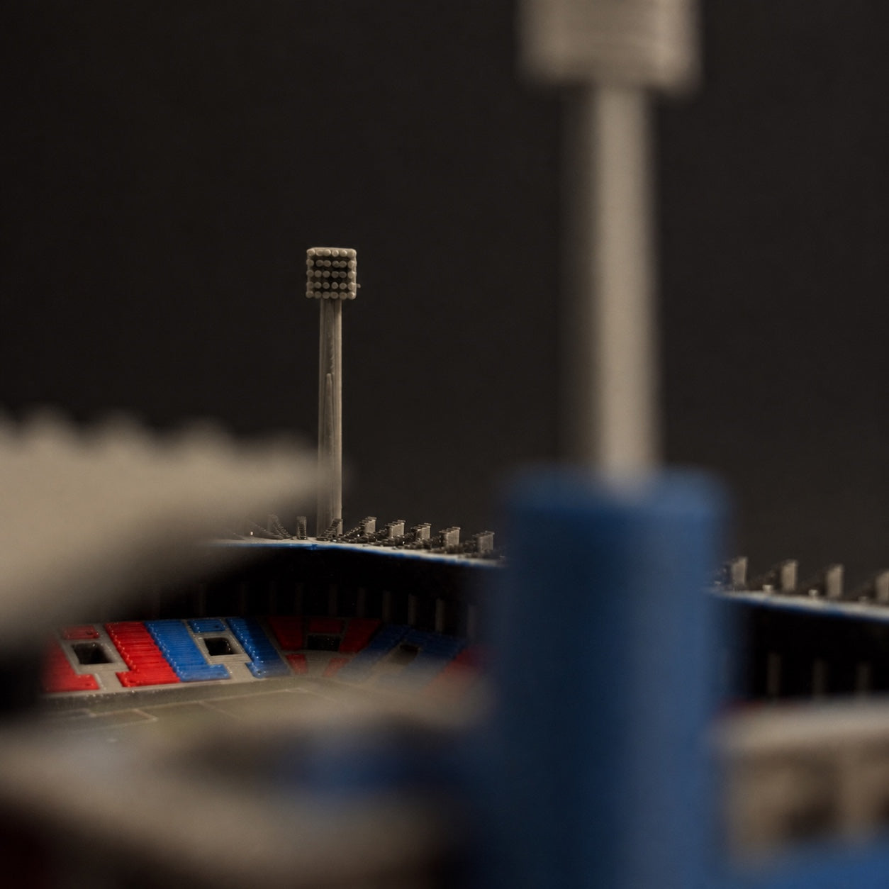 Barevný 3D model Doosan Areny FC Viktoria Plzeň – StadiArt 3D – pohled 5
