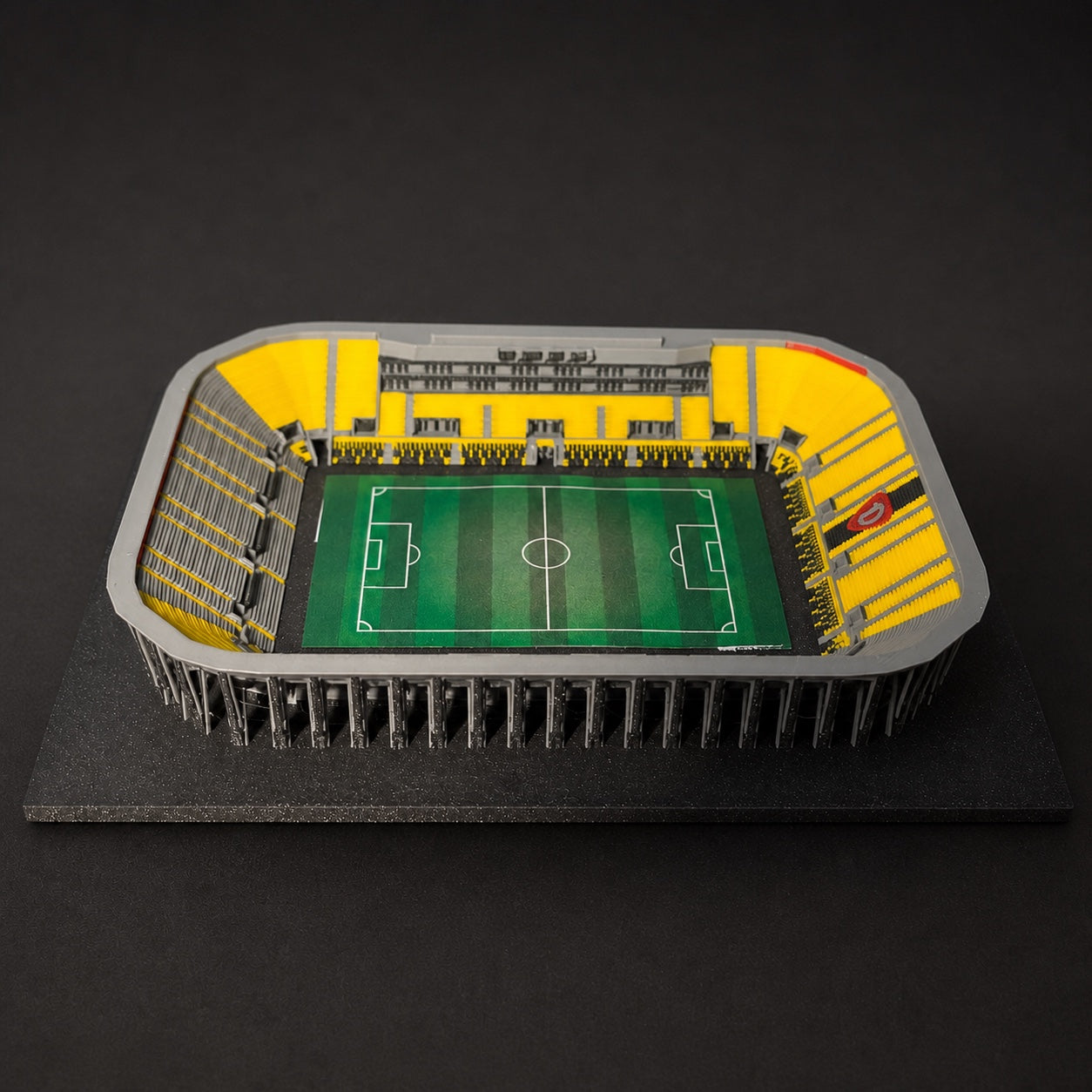 Barevný 3D model Rudolf-Harbig-Stadionu Dynamo Dresden – StadiArt 3D – pohled 6