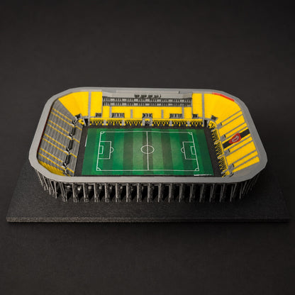 Barevný 3D model Rudolf-Harbig-Stadionu Dynamo Dresden – StadiArt 3D – pohled 6