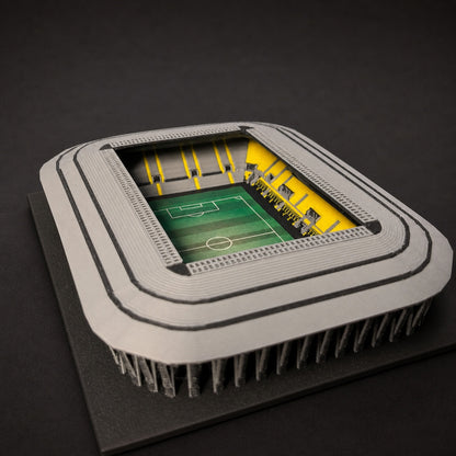 Barevný 3D model Rudolf-Harbig-Stadionu Dynamo Dresden – StadiArt 3D – pohled 9