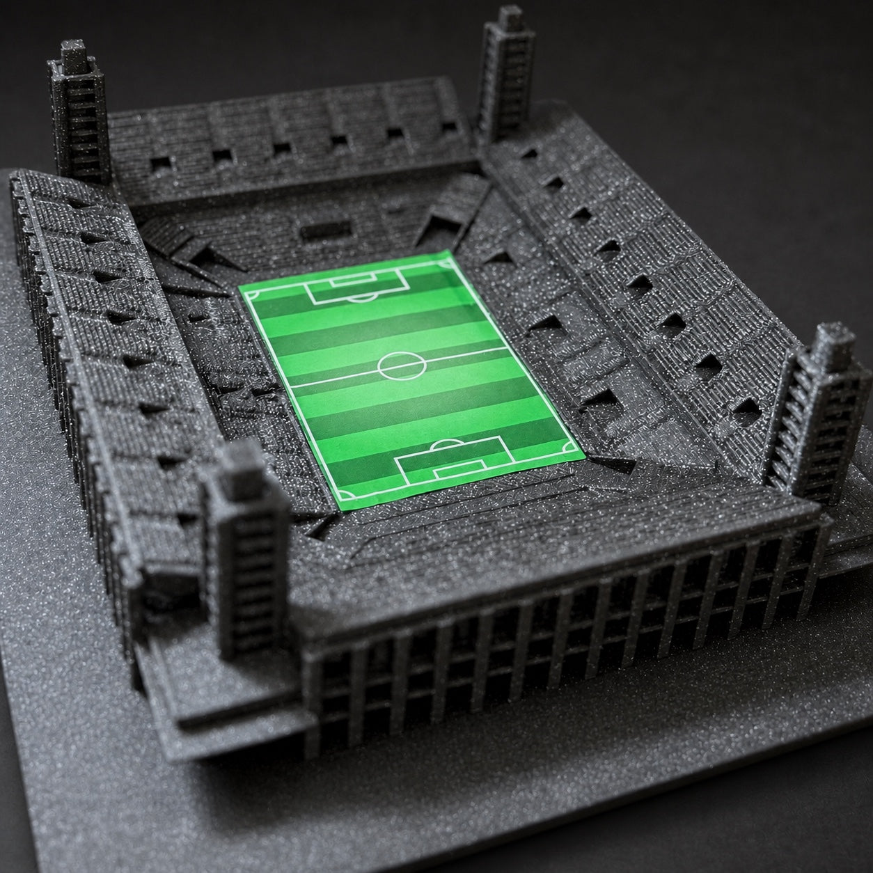 3D model RheinEnergieStadionu 1. FC Köln – StadiArt 3D – pohled 2